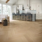 White Oak Naked Herringbone Mercier Wood Flooring