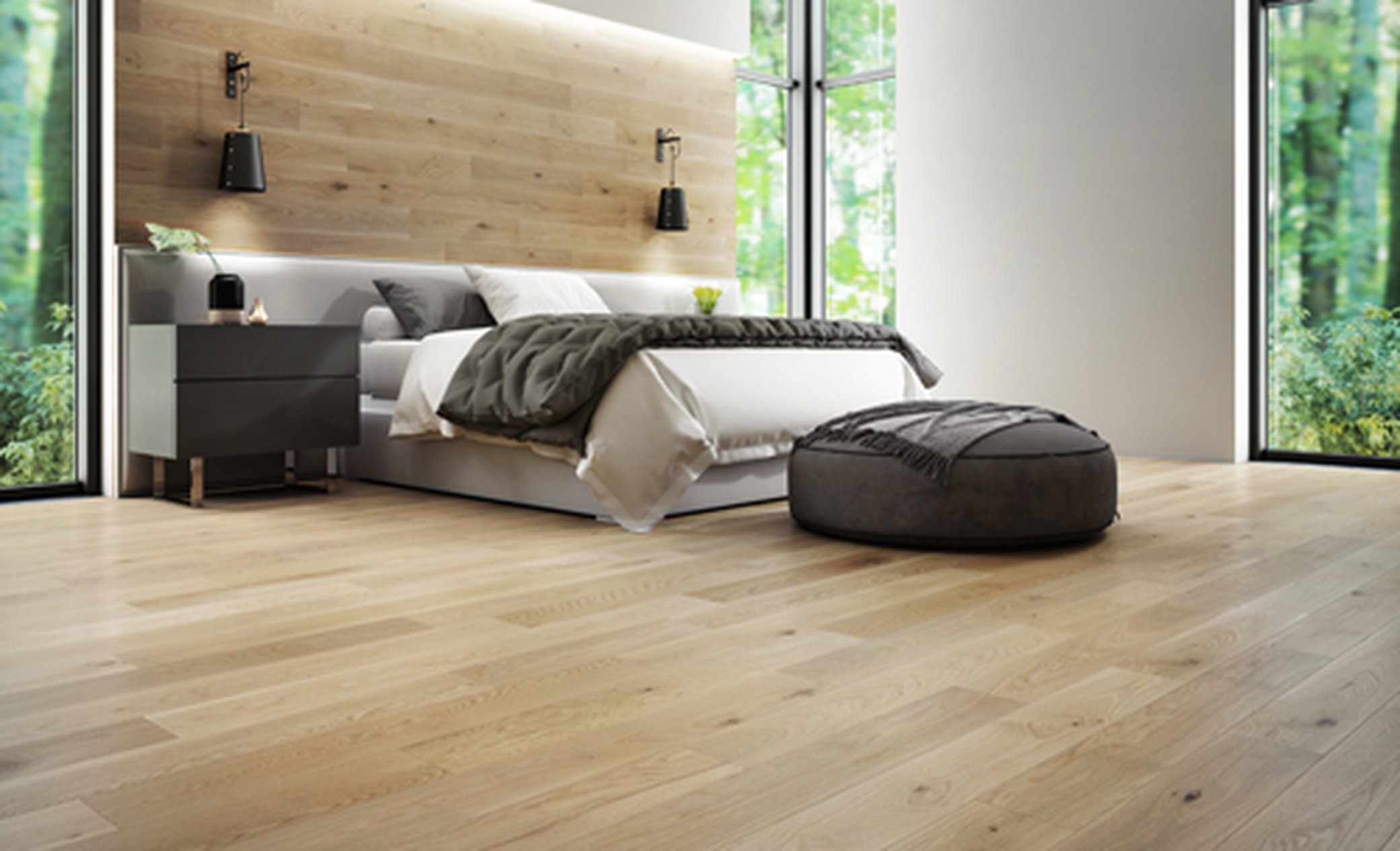 White Oak Naked Mercier Wood Flooring