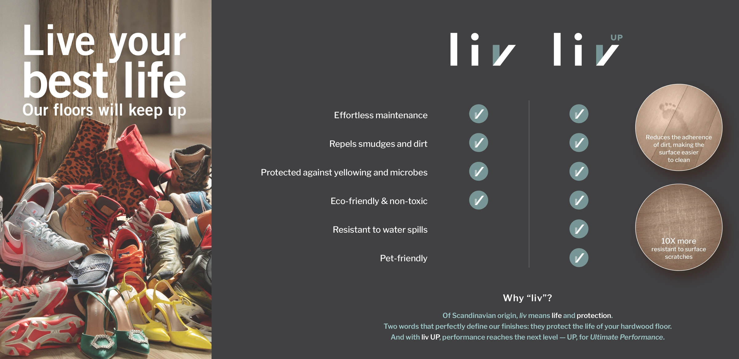 Live your best life. Our floors will keep up.