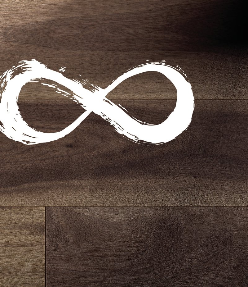 Wood floor and infinity