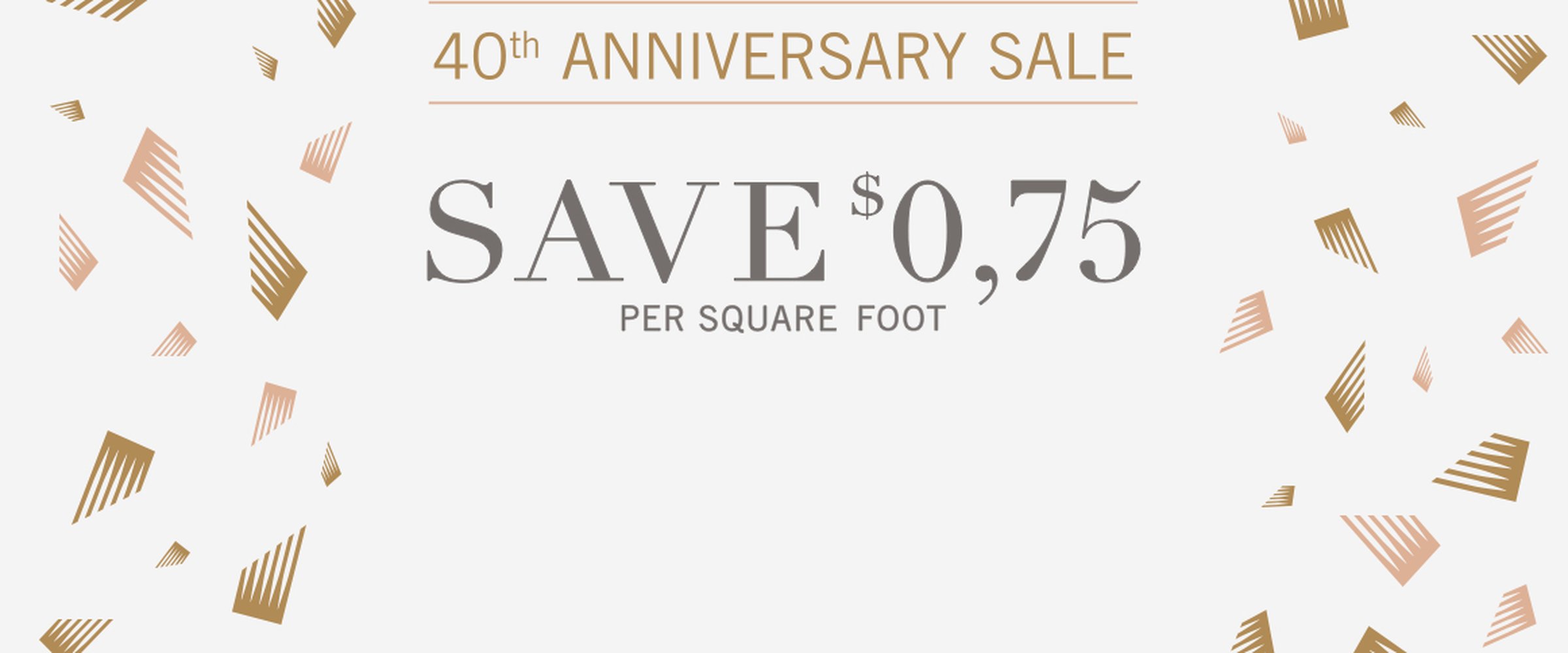 Mercier Wood Flooring celebrates its 40<sup>th</sup> anniversary with an exclusive promotion