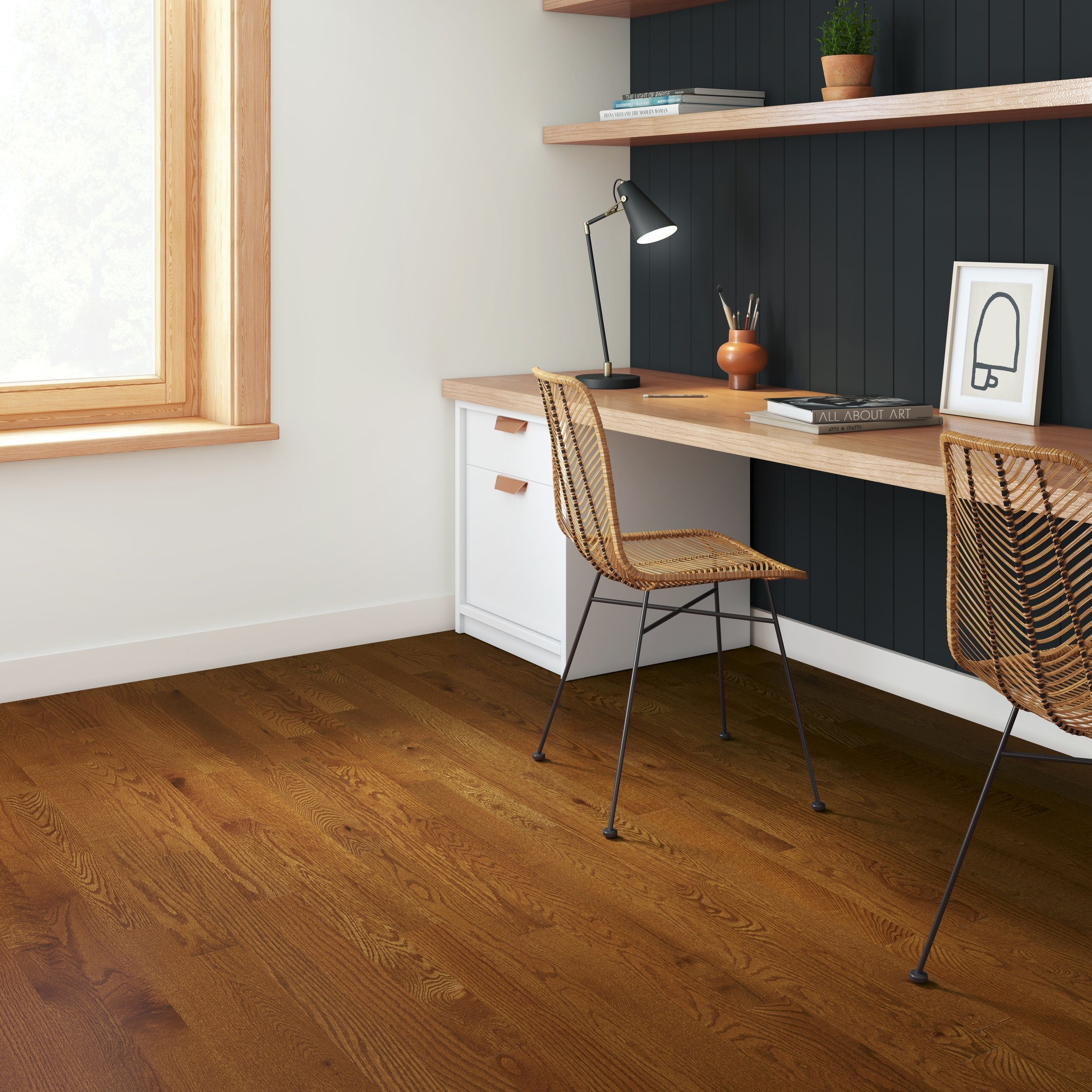 Red Oak Gunstock PRO Mercier Wood flooring